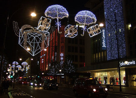 Luces de Navidad en Londres 2009