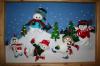 094 muñecos de nieve elaborados en paño lency