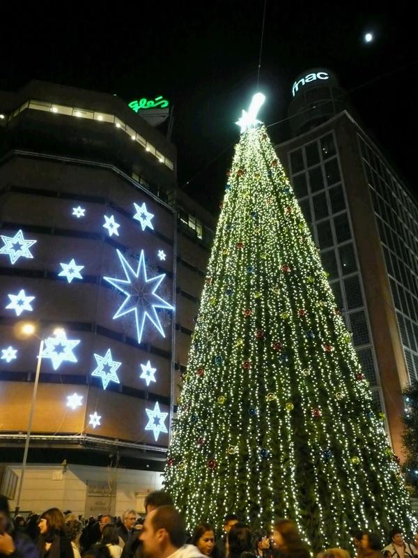 El árbol de Callao. Navidad 2009 en Madrid 