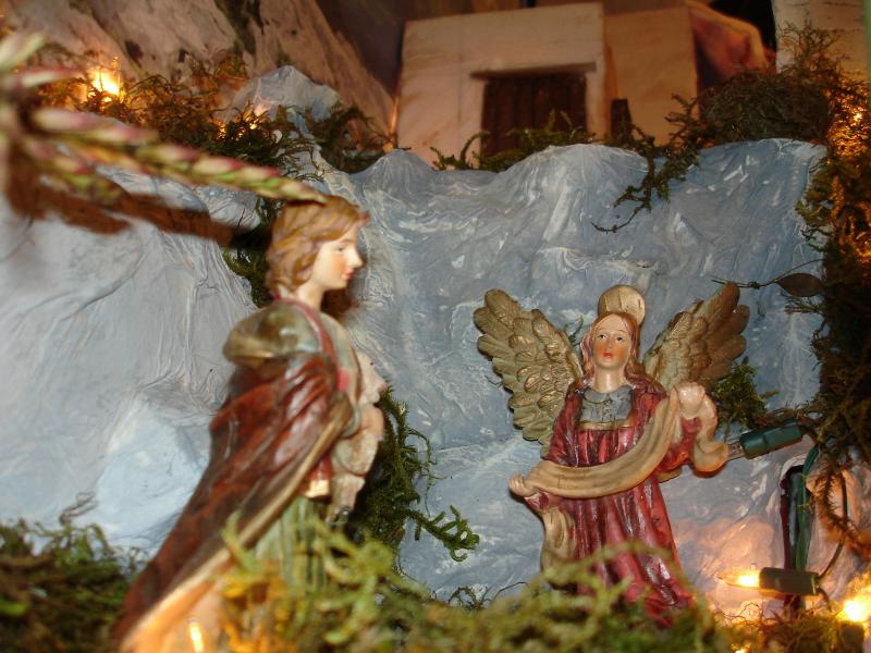 Anuncio del Angel a los Pastores. Belén de sjuarez (Guatemala)